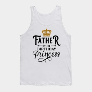 Daddy Of The Birthday Princess Matching Family T-Shirt Tank Top